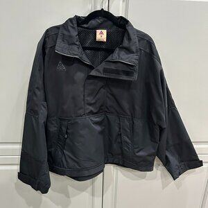 Nike ACG Anorak Half Zip Pullover Jacket Black Sz M